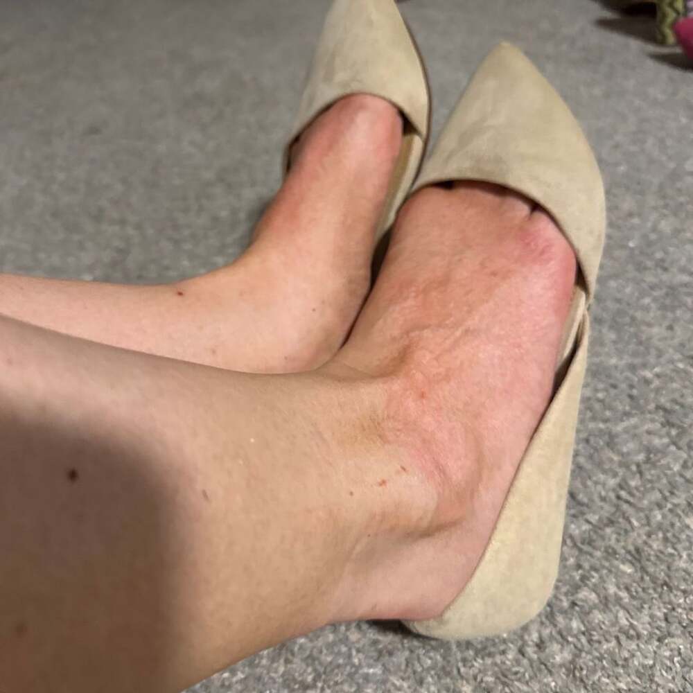 J.Crew Beige Suede Pointed Toe D'Orsay Flats